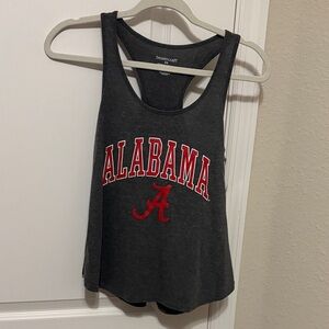 boxercraft Dark Gray Alabama Racerback Tank with Red Logo
